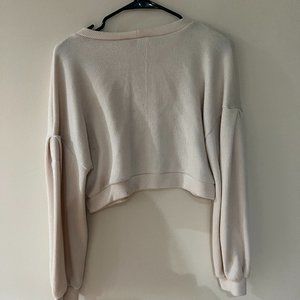 Cream cropped sweater